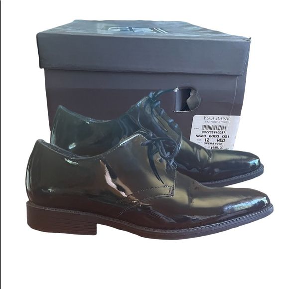 Patent Leather Tuxedo Shoes 